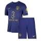 Atletico Madrid Giacomo Raspadori #22 Replike Gostujuci Dres za djecu 2025-26 Kratak Rukav (+ Kratke hlače)